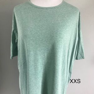 Solid mint cotton LuLaRoe Irma